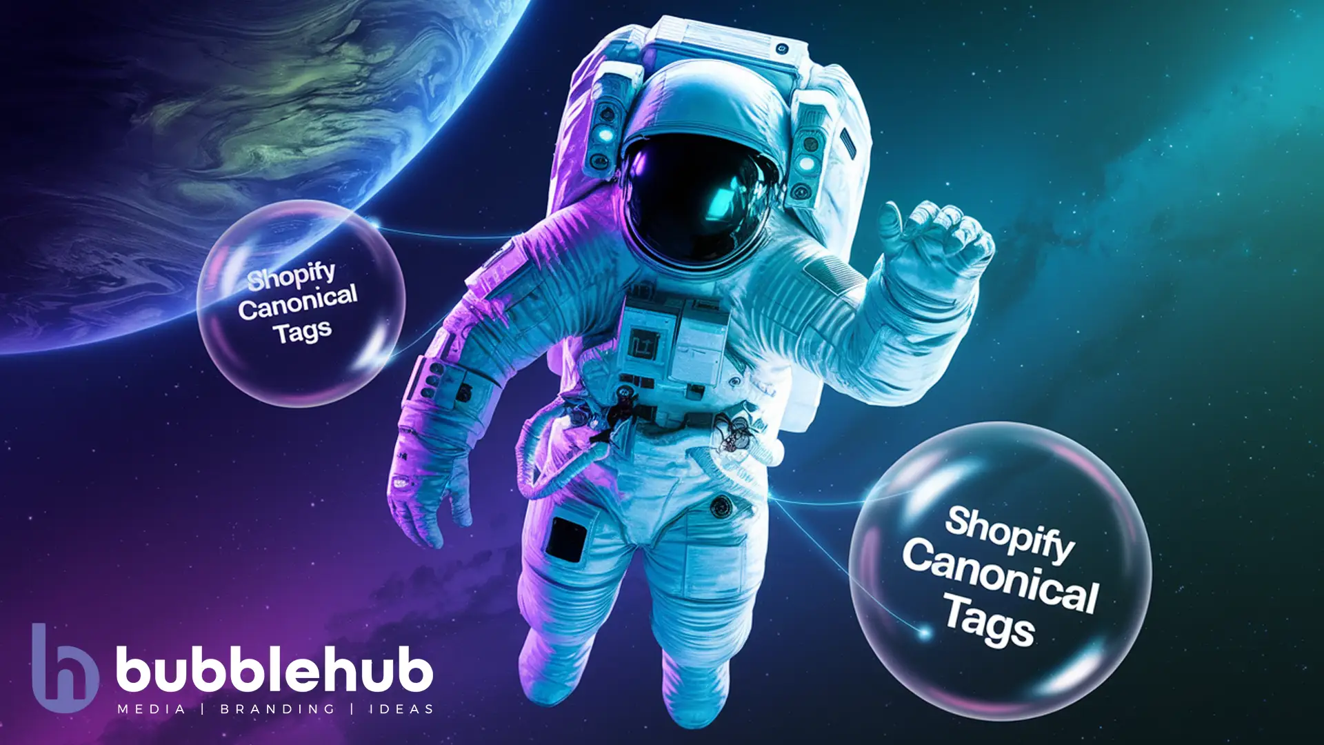 An astronaut fixing Shopify Canonical Tags An astronaut fixing Shopify Canonical Tags