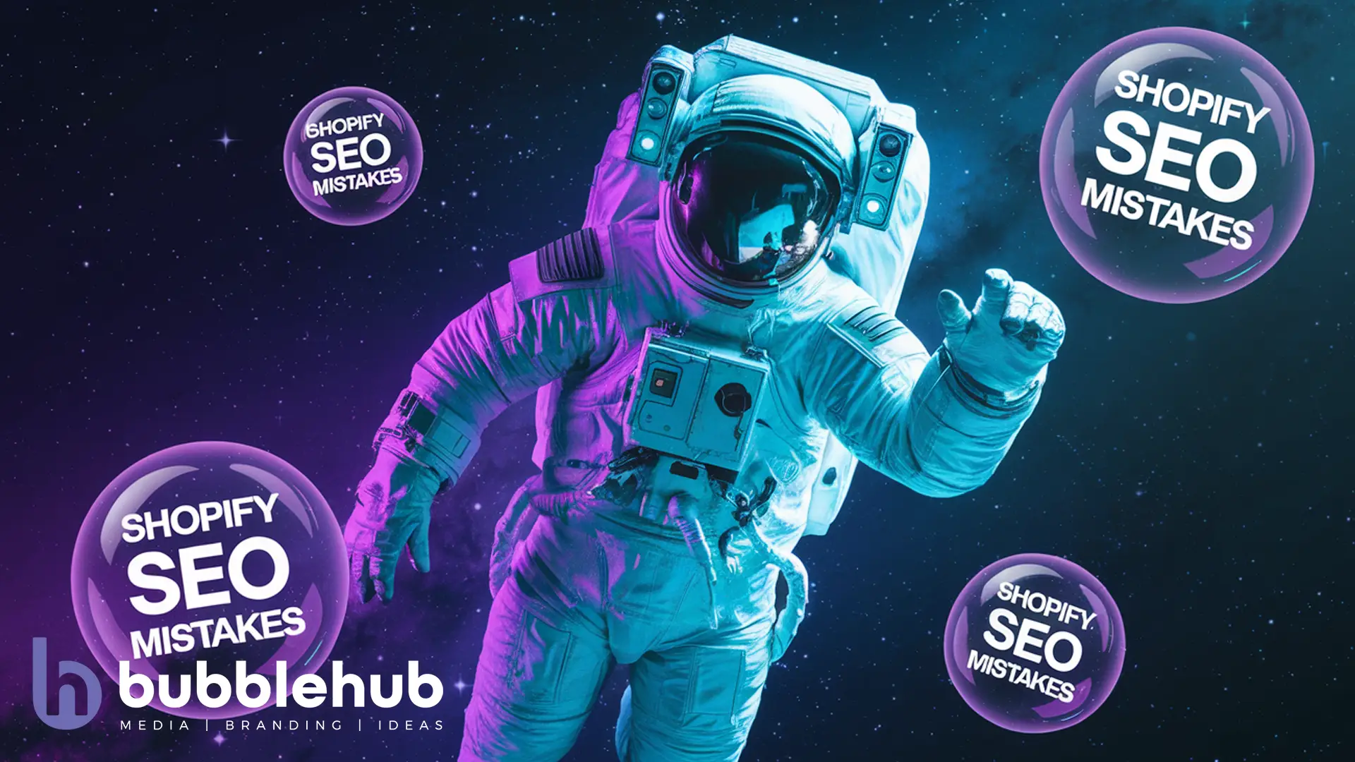 An astronaut Showing Shopify SEO Mistakes An astronaut Showing Shopify SEO Mistakes