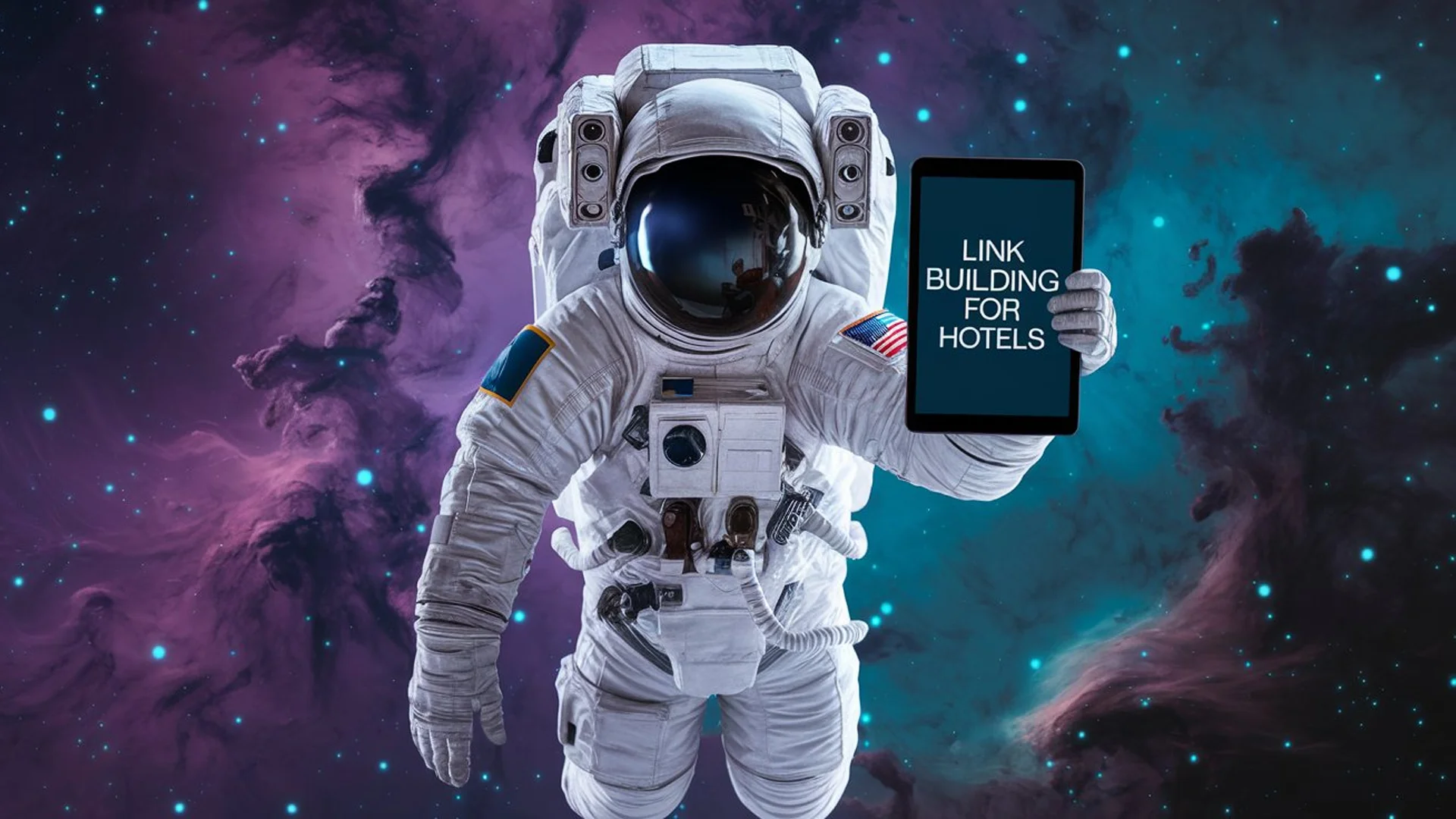 an image of an astronaut doing Link Building for Hotels an image of an astronaut doing Link Building for Hotels
